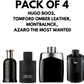 Pack Of 4 Hugo Boss, Tomford Omber Leather, Montbalnck, Azaro The Most Wanted